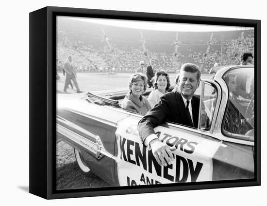 John F. Kennedy, Democratic Convention-Paul Schutzer-Framed Premier Image Canvas