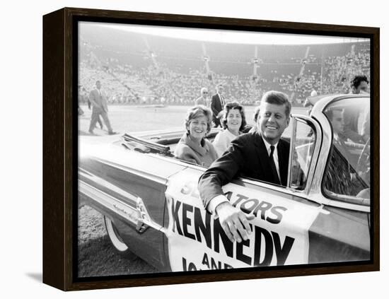 John F. Kennedy, Democratic Convention-Paul Schutzer-Framed Premier Image Canvas