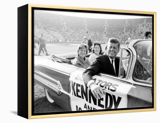 John F. Kennedy, Democratic Convention-Paul Schutzer-Framed Premier Image Canvas