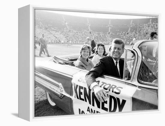 John F. Kennedy, Democratic Convention-Paul Schutzer-Framed Premier Image Canvas