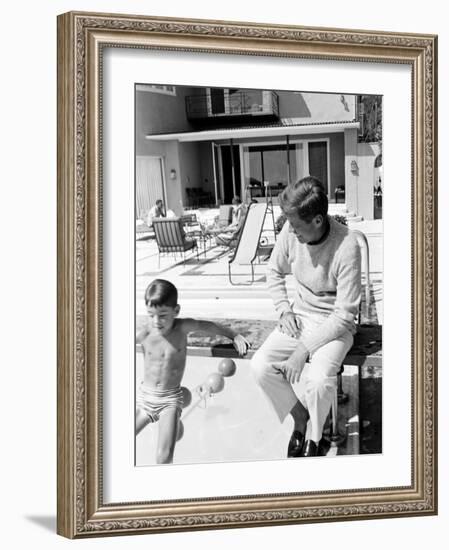 John F. Kennedy, Democratic Convention-Paul Schutzer-Framed Photographic Print