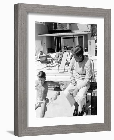 John F. Kennedy, Democratic Convention-Paul Schutzer-Framed Photographic Print