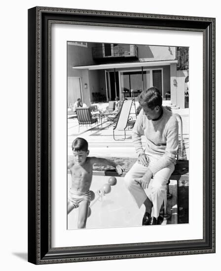 John F. Kennedy, Democratic Convention-Paul Schutzer-Framed Photographic Print