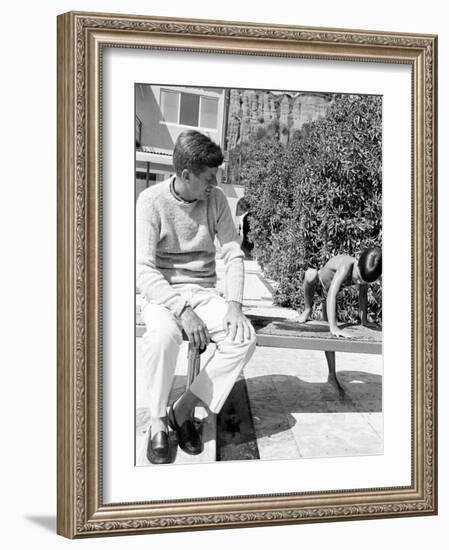 John F. Kennedy, Democratic Convention-Paul Schutzer-Framed Photographic Print