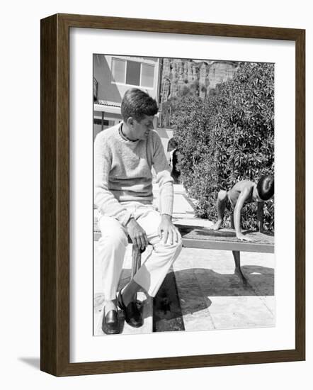 John F. Kennedy, Democratic Convention-Paul Schutzer-Framed Photographic Print