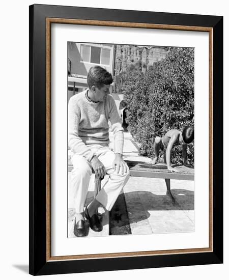 John F. Kennedy, Democratic Convention-Paul Schutzer-Framed Photographic Print