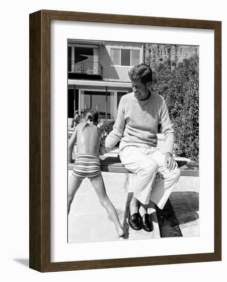 John F. Kennedy, Democratic Convention-Paul Schutzer-Framed Photographic Print