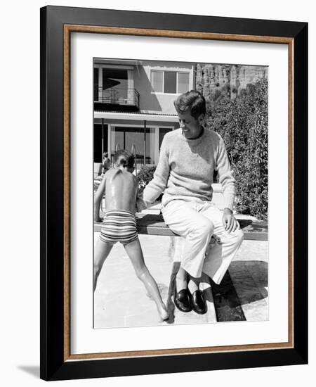 John F. Kennedy, Democratic Convention-Paul Schutzer-Framed Photographic Print