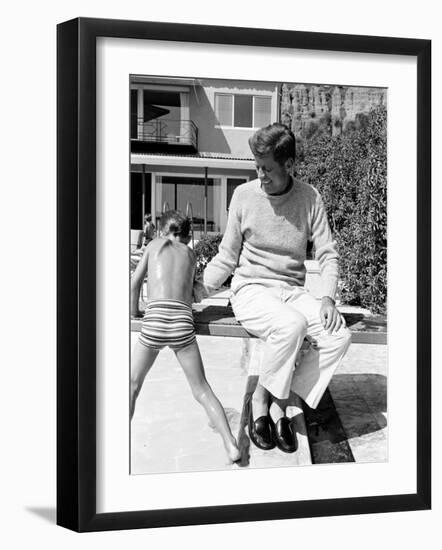 John F. Kennedy, Democratic Convention-Paul Schutzer-Framed Photographic Print