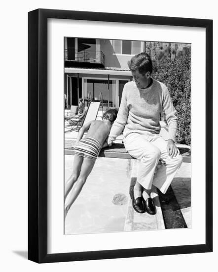 John F. Kennedy, Democratic Convention-Paul Schutzer-Framed Photographic Print