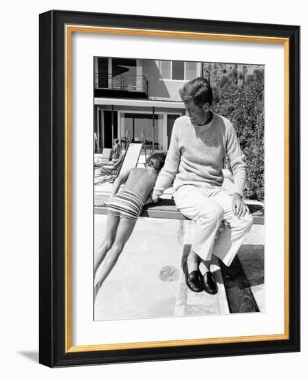 John F. Kennedy, Democratic Convention-Paul Schutzer-Framed Photographic Print