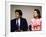 John F. Kennedy Jr. and Mother, Former First Lady Jackie Kennedy Onassis-null-Framed Premium Photographic Print