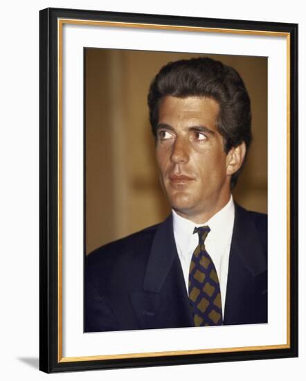 John F. Kennedy Jr-null-Framed Premium Photographic Print