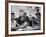 John F. Kennedy with Brother and Sisters Working on His Senate Campaign-Yale Joel-Framed Photographic Print