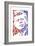 John F Kennedy-Cristian Mielu-Framed Premium Giclee Print