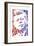 John F Kennedy-Cristian Mielu-Framed Premium Giclee Print