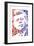 John F Kennedy-Cristian Mielu-Framed Premium Giclee Print