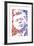 John F Kennedy-Cristian Mielu-Framed Art Print