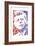 John F Kennedy-Cristian Mielu-Framed Art Print