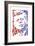 John F Kennedy-Cristian Mielu-Framed Art Print