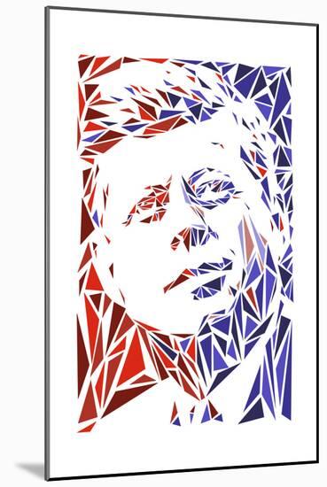 John F Kennedy-Cristian Mielu-Mounted Art Print