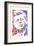 John F Kennedy-Cristian Mielu-Framed Art Print