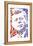 John F Kennedy-Cristian Mielu-Framed Stretched Canvas