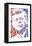 John F Kennedy-Cristian Mielu-Framed Stretched Canvas