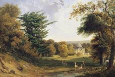 A View of Mereworth Castle and Park-John F . Tennant-Framed Giclee Print