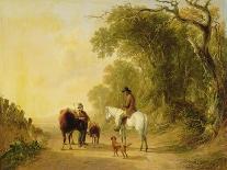 Landscape and Cattle-John F. Tennant-Giclee Print