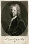 Portrait of French Mathematician Abraham De Moivre, 1736-John Faber-Giclee Print