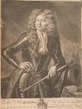 Portrait of French Mathematician Abraham De Moivre, 1736-John Faber-Framed Giclee Print