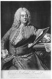 George Frideric Handel, German-Born British Baroque Composer, 1749-John Faber the Younger-Framed Giclee Print