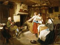 The Evening Hour, Exh. 1847-John Faed-Giclee Print
