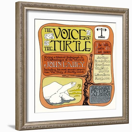 John Fahey - The Voice of the Turtle-null-Framed Art Print