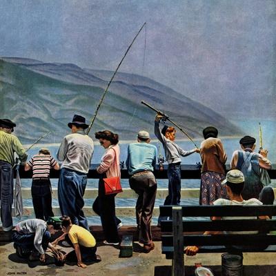 Fishing Vintage Art Wall Art: Prints, Paintings & Posters