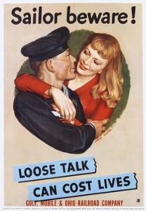 Sailor Beware! Poster by John Falter