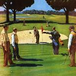 "Golf Driving Range" Saturday Evening Post Cover, July 26, 1952-John Falter-Giclee Print