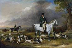 John Burgess of Clipstone, Nottinghamshire, on a Favourite Horse, with His Harriers-John Ferneley-Framed Giclee Print