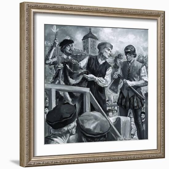 John Fisher, Bishop of Rochester, Beheaded in 1535-Paul Rainer-Framed Giclee Print