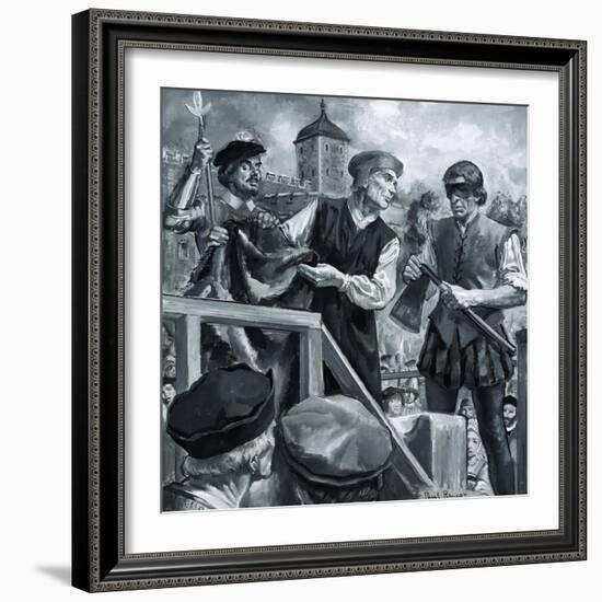 John Fisher, Bishop of Rochester, Beheaded in 1535-Paul Rainer-Framed Giclee Print