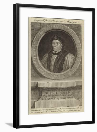 John Fisher, Bishop of Rochester, Beheaded in the Reign of King Henry VIII-Hans Holbein the Younger-Framed Giclee Print