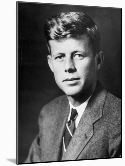 John Fitzgerald Kennedy (1917-1963) Future American President Here C. 1940-null-Mounted Photo