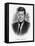 John Fitzgerald Kennedy President of the USA 1961-1963-null-Framed Stretched Canvas