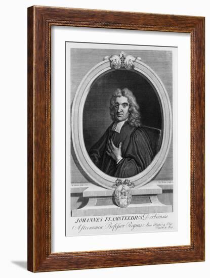 John Flamsteed, Astronomer, 1712-George Vertue-Framed Giclee Print