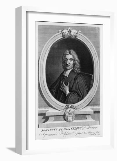 John Flamsteed, Astronomer, 1712-George Vertue-Framed Giclee Print