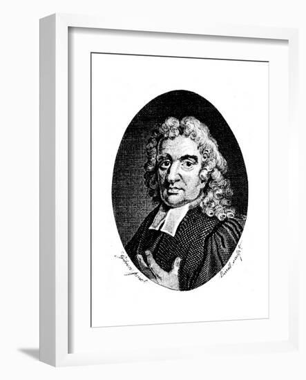 John Flamsteed, English Astronomer and Clergyman, 1794-A Birrell-Framed Giclee Print