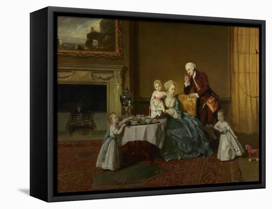 John, Fourteenth Lord Willoughby de Broke, and His Family, c.1766-Johann Zoffany-Framed Premier Image Canvas