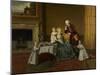 John, Fourteenth Lord Willoughby de Broke, and His Family, c.1766-Johann Zoffany-Mounted Giclee Print