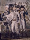 The British Surrendering their Arms to General Washington after the Defeat at York Town in Virginia-John Francis Renault-Mounted Giclee Print